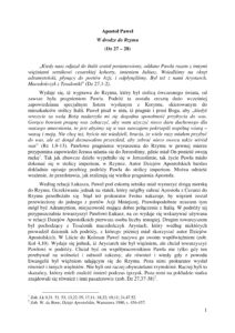 3. Apostol Pawel. W drodze do Rzymu 2.11 1