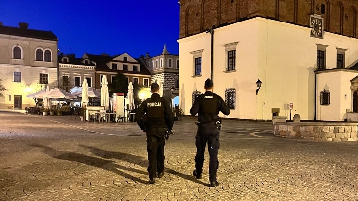 Więcej pieszych patroli policyjnych w centrum Tarnowa 1 fot. tarnowska policja