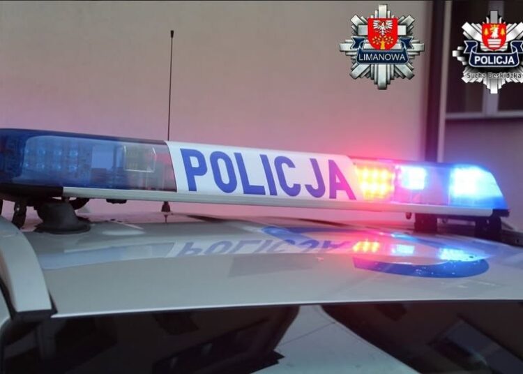 Samochód skradziony na Limanowszczyźnie odnalazł się w Jordanowie 1 fot. KMP w Limanowej