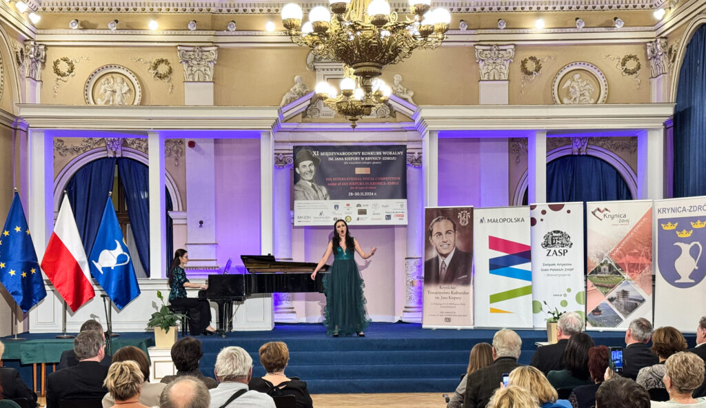 XII Międzynarodowy Konkurs Wokalny im. Jana Kiepury. Śpiew poniesie się przez Krynicę-Zdrój 2 Kopia Paulina Gocalek
