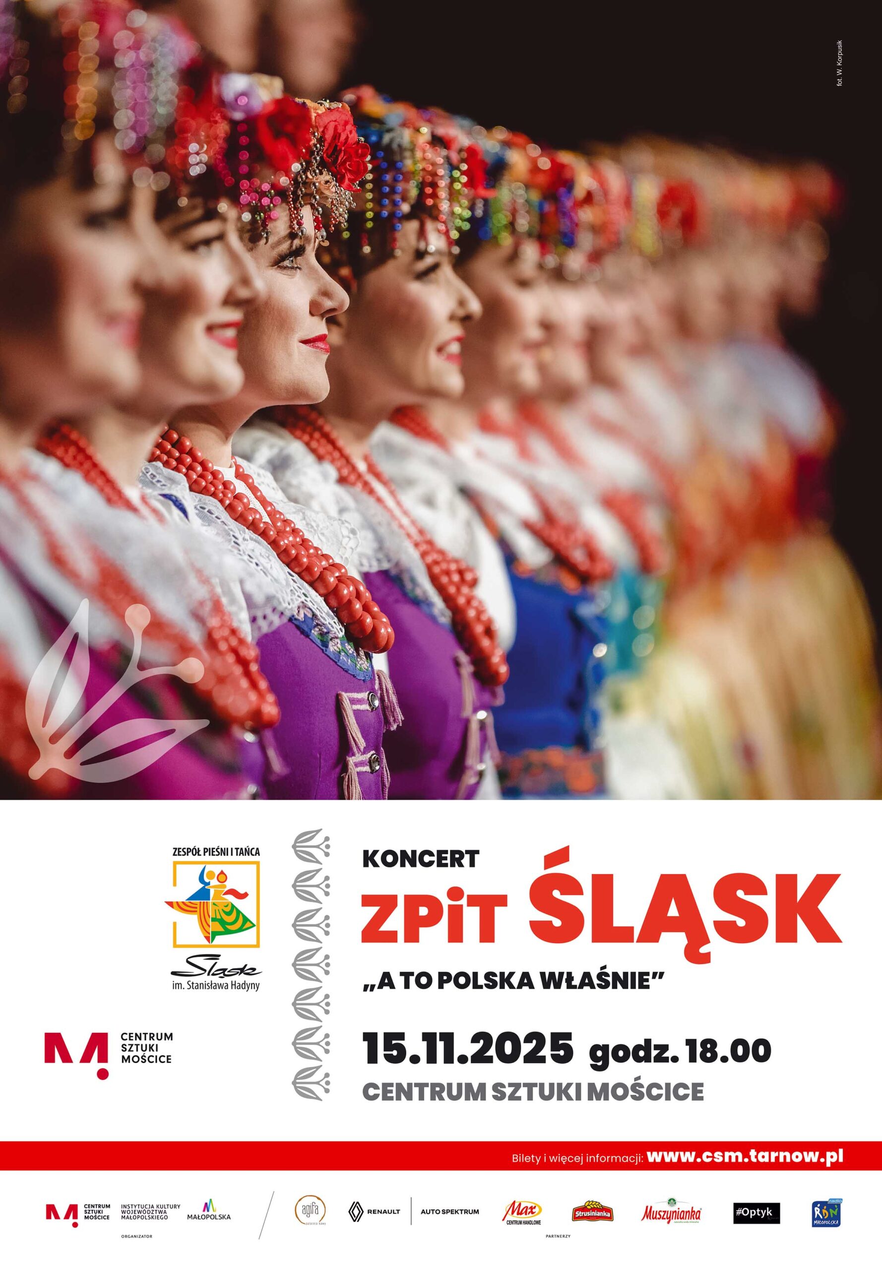 Występują na największych scenach w kraju i za granicą. Zespół Pieśni i Tańca 'Śląsk' zaśpiewa w Tarnowie 2 Plakat lI sk internet 6900bb9192a3b scaled
