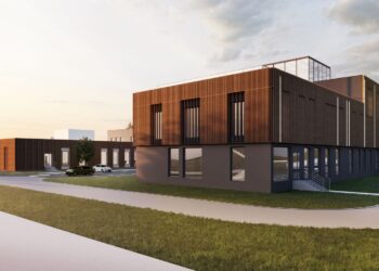 wizualizacja Ośrodka Psychiatrycznego dla dzieci i młodzieży