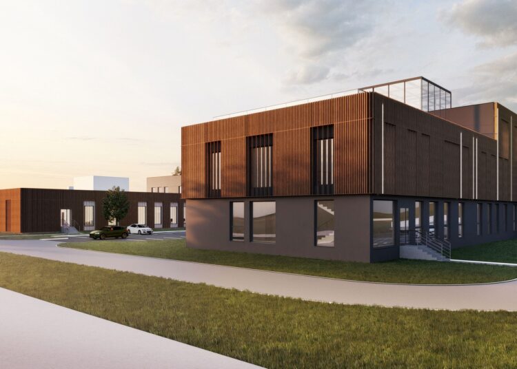 wizualizacja Ośrodka Psychiatrycznego dla dzieci i młodzieży