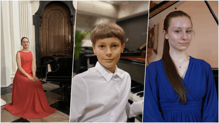 Młodzi utalentowani pianiści zagrają na Zamku w Dębnie 1 collage pianisci
