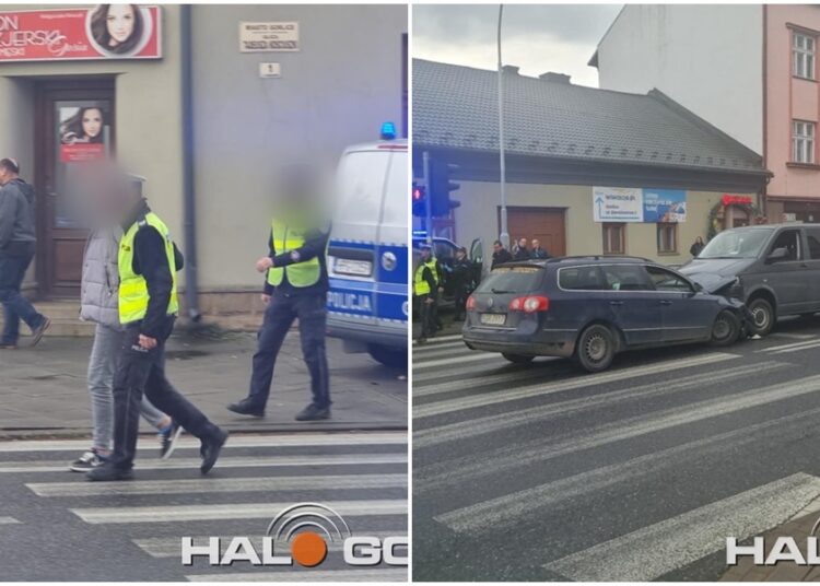 Czołówka w centrum Gorlic. Jeden z kierowców jechał na podwójnym gazie 1 foto: halogorlice.info/Jakub Kędzior