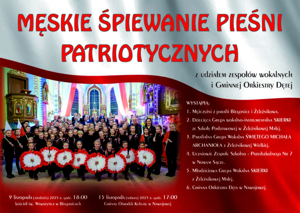 Męskie Śpiewanie Pieśni Patriotycznych czyli koncertowe obchody Święta Niepodległości 2 meskie spiewanie