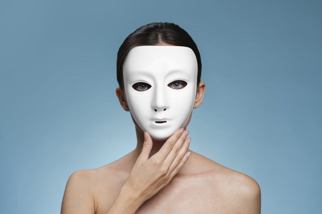 portret kobiety z dysmorfia