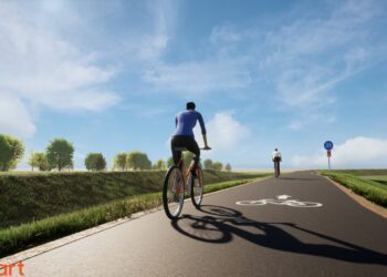 Rowerzyści czekali na tę ścieżkę od lat! Ma powstać jeszcze w 2025 roku 2 fot. wizualizacja, dokumentacja przetargowa