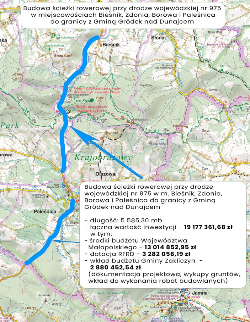 Na dwóch kółkach z Grecji do Norwegii wkrótce przez gminę Zakliczyn. Rusza budowa nowej ścieżki pieszo-rowerowej 2 sciezka rowerowa DW 975