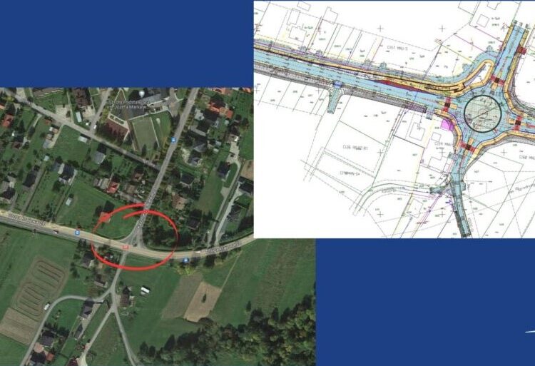 Tymbark: Opóźnia się decyzja w sprawie finansowania budowy ronda na drodze krajowej 28 1 fot. Gmina Tymbark
