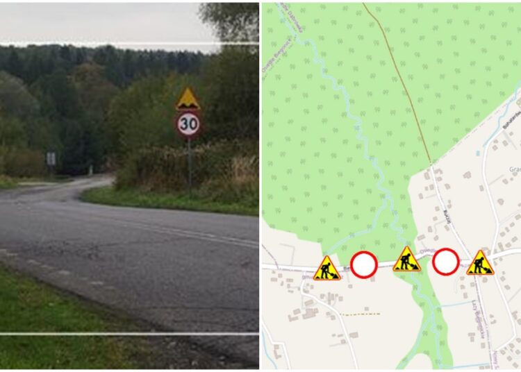 Nowe utrudnienia w Nowym Sączu 1 fot. Miejski Zarząd Dróg w Nowym Sączu