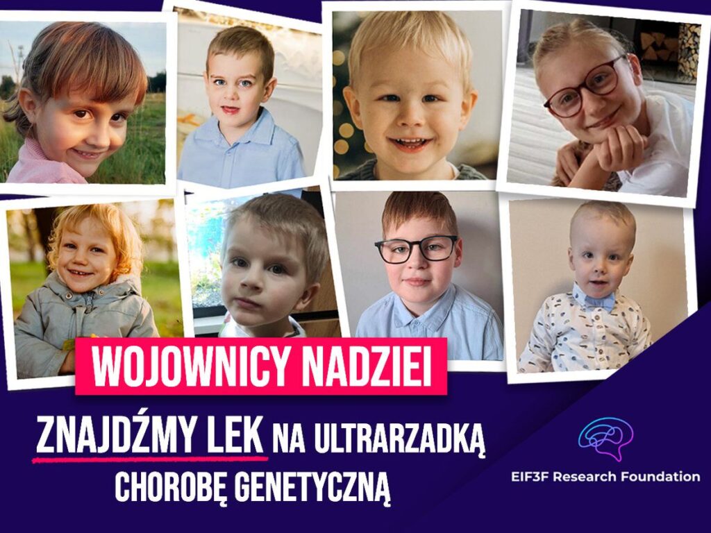 Ta choroba jest ekstremalnie rzadka. W Nowym Sączu odbędzie się zbiórka na badania nad lekiem 1 wojownicy nadziei