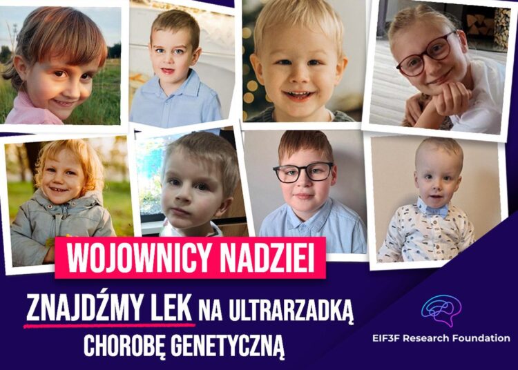 Ta choroba jest ekstremalnie rzadka. W Nowym Sączu odbędzie się zbiórka na badania nad lekiem 1 wojownicy nadziei