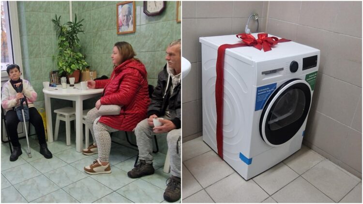 Mała zmiana, duża pomoc. Suszarka do ubrań trafiła do tarnowskiej łazienki dla bezdomnych 1 xxxx