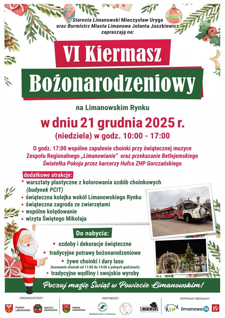 Będzie się działo. Limanowa zaprasza na Kiermasz Bożonarodzeniowy 2 1d8d550a3a743f0