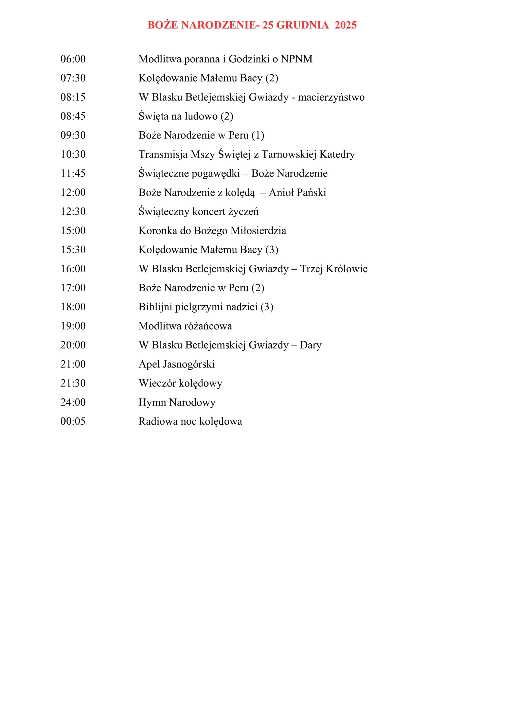 Boze Narodzenie 2025 1