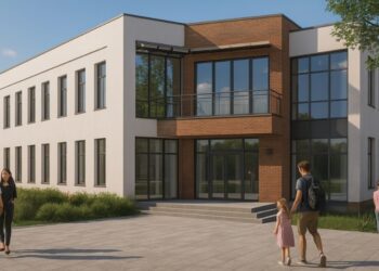 Centrum Zdrowia Psychicznego powstaje w Tuchowie. Właśnie ruszyła budowa 2 wizualizacja budynku Centrum Zdrowia Psychicznego / Centrum Zdrowia Tuchów