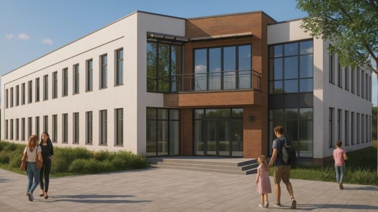 Centrum Zdrowia Psychicznego powstaje w Tuchowie. Właśnie ruszyła budowa 1 wizualizacja budynku Centrum Zdrowia Psychicznego / Centrum Zdrowia Tuchów