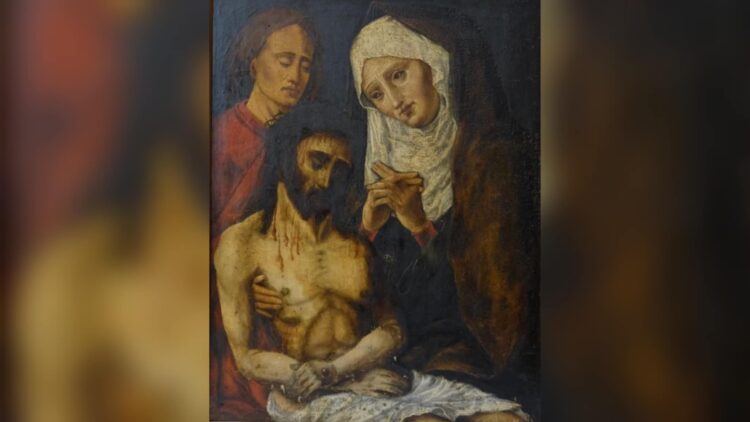 Badania odkryją tajemnice 'Opłakiwania Chrystusa” z Porąbki Uszewskiej 1 EvO8ERX9