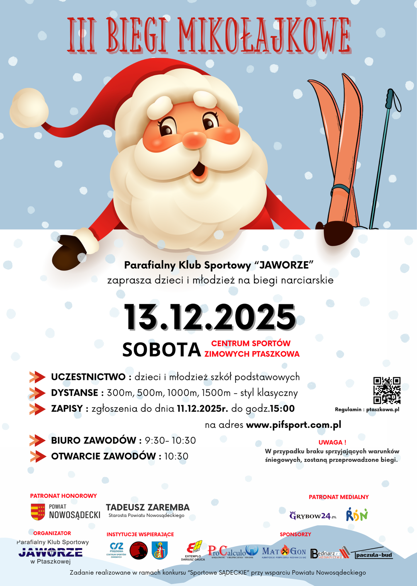 III BIEGI MIKOLAJKOWE 1