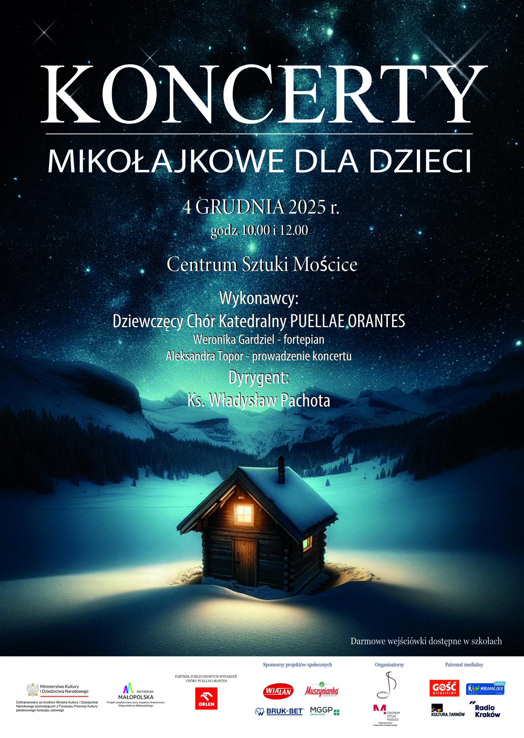 Koncert Mikolajkowy – plakat 2025 (2)