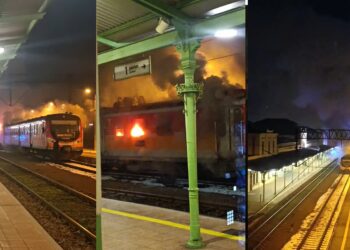 print screen z nagrań udostępnionych przez funpage na FB: Wiadomości znad Dunajca