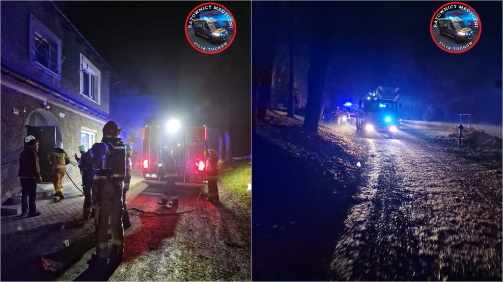 Pożar budynku wielorodzinnego. Jedna osoba w szpitalu 1 rsffsfe