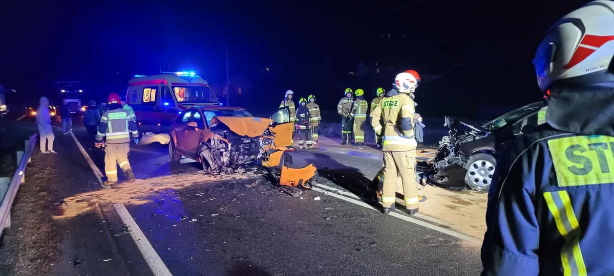 Wypadki i pożar. Strażacy z Nowego Sącza i Gorlic mieli ręce pełne pracy