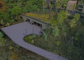 wizualizacja obiektu (gmina Ryglice)