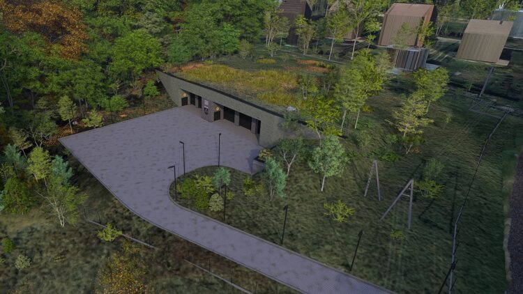 wizualizacja obiektu (gmina Ryglice)