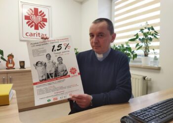 na zdjęciu: zastępca dyrektora Caritas Diecezji Tarnowskiej ks. dr Tomasz Atłas