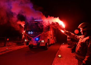 na zdjęciu: powitanie wozu w OSP Szczepanów / fot. brzesko.pl