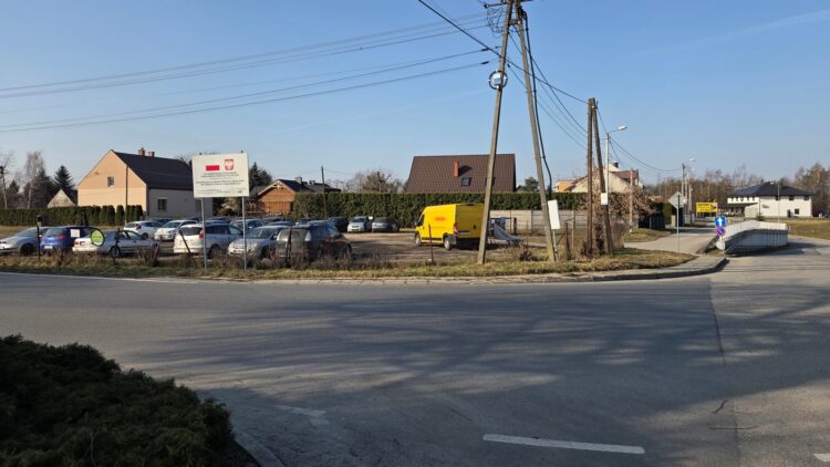 na zdjęciu: miejsce, gdzie ma powstać parking Park and Ride
