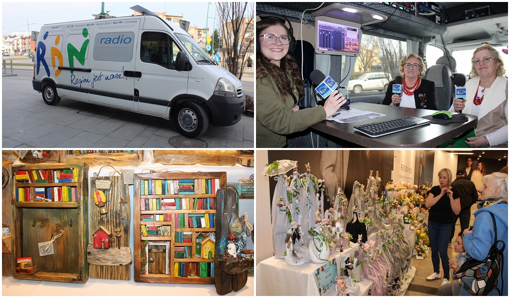 Wielki Jarmark Wielkanocny w Nowym Sączu. Nadawaliśmy program na żywo z Galerii Trzy Korony [ZDJĘCIA]