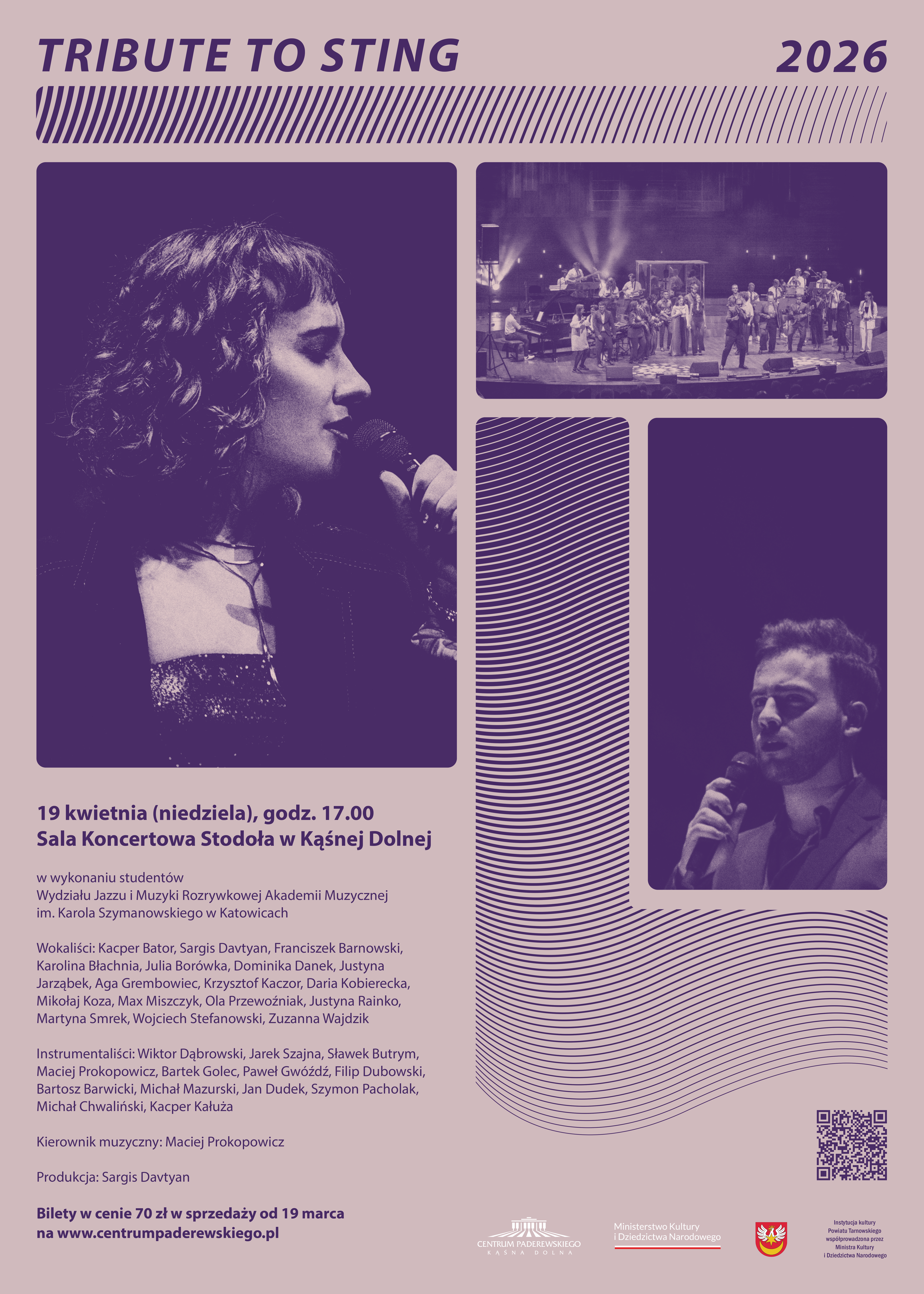 TRIBUTE TO STING zainauguruje sezon w Kąśnej Dolnej