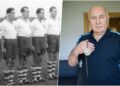na zdjęciu: mecz Polska-Rumunia w 1947r. z Antonim Barwickim w składzie (fot. NAC), Stanisław Majorek - fot. UM Tarnów / Artur Gawle