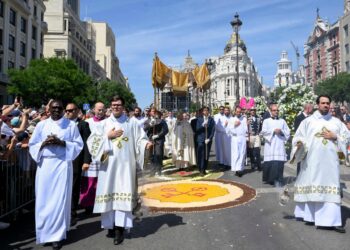 SS Leone XIV 2026.06.07 Viaggio Apostolico in Spagna - Santa Messa in Plaza de Cibeles a Madrid