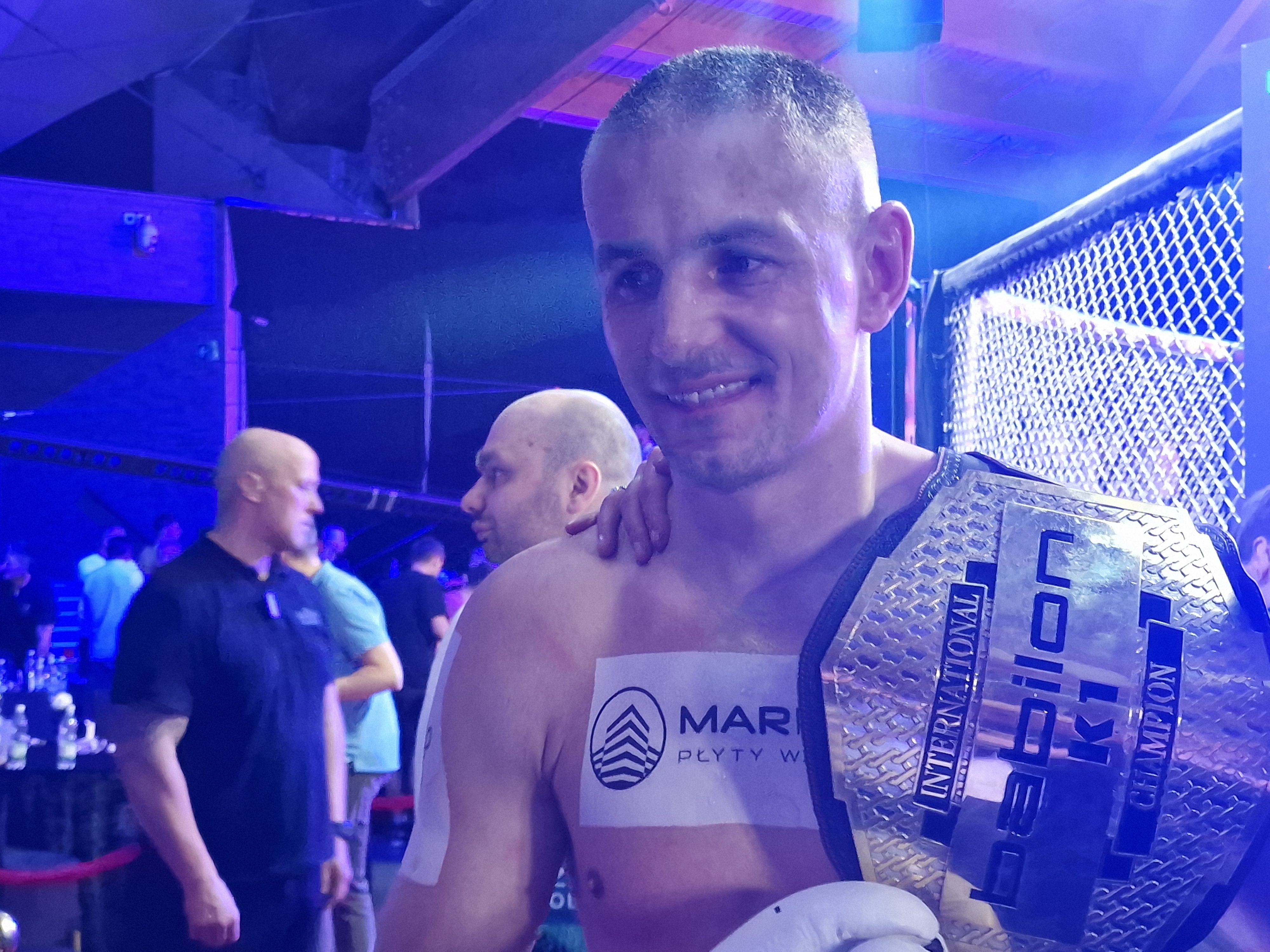 Rafał Dudek obronił pas. Pokonał Anglika na gali w Nowym Sączu