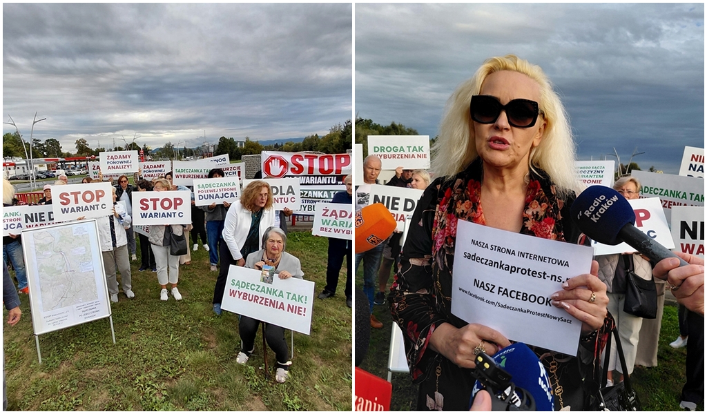 Czym się różnimy od mieszkańców Gnojnika czy Łososiny? Sądeczanie protestują w sprawie „sądeczanki”