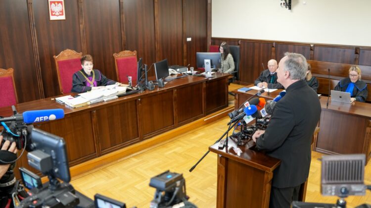na zdjęciu: pierwsza rozprawa w sprawie (18.02.2026)