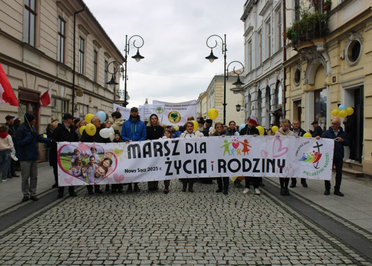 Fot. Marsz dla Życia i Rodziny w Nowym Sączu/2025/arch. RDN
