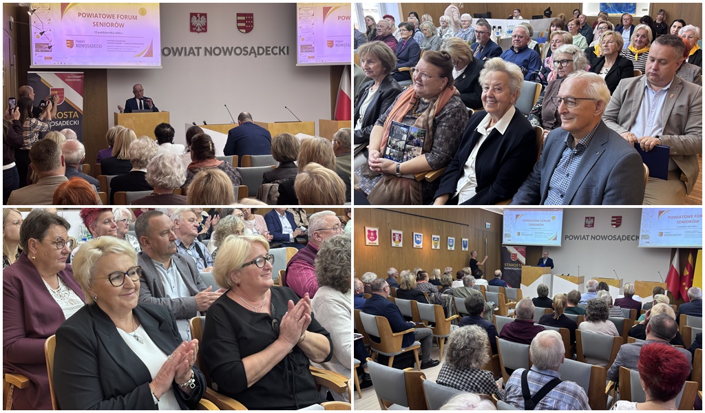 W Nowym Sączu odbyło się pierwsze Powiatowe Forum Seniorów. „Chcemy robić coś więcej”