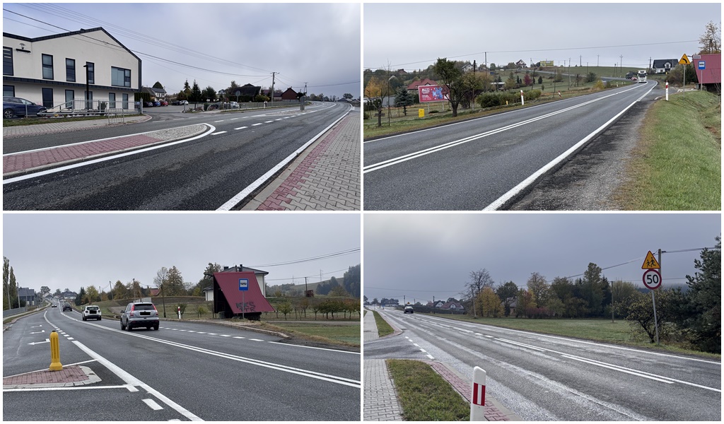 Po wypadku na DK 28 powróciła dyskusja o brawurowej jeździe kierowców. Będzie przejście dla dzieci ze szkoły? [ZDJĘCIA]