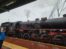 Pociąg retro w Tarnowie