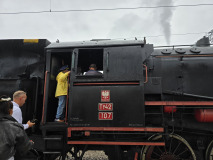 Pociąg retro w Tarnowie