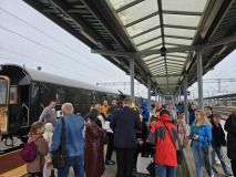 Pociąg retro w Tarnowie