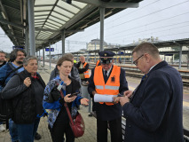 Pociąg retro w Tarnowie