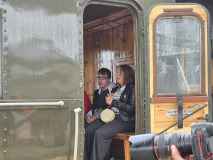 Pociąg retro w Tarnowie