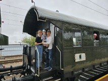 Pociąg retro w Tarnowie