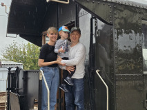 Pociąg retro w Tarnowie